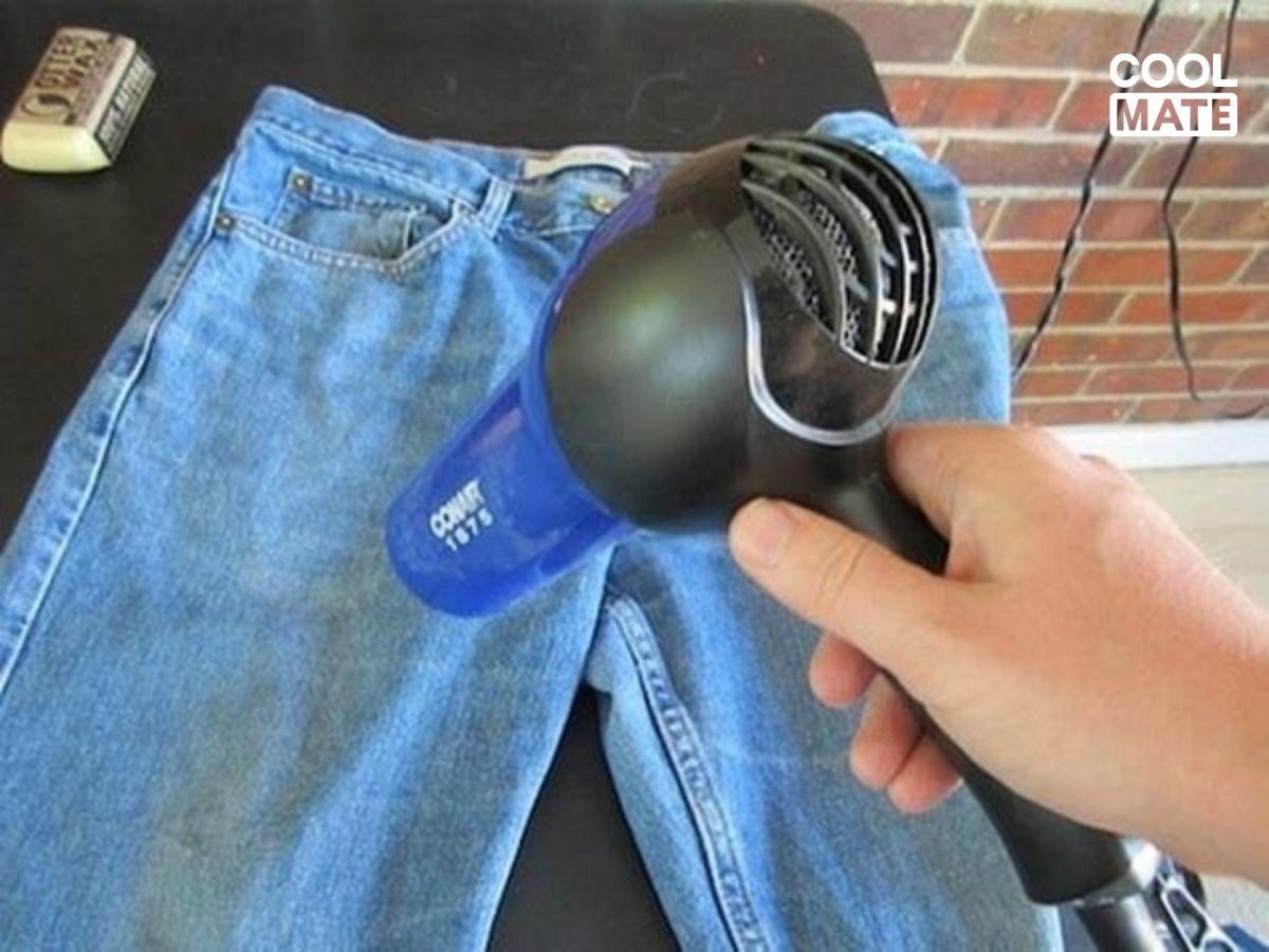 Không nên sấy trực tiếp vào quần Jeans khiến quần dễ bị hư hỏng
