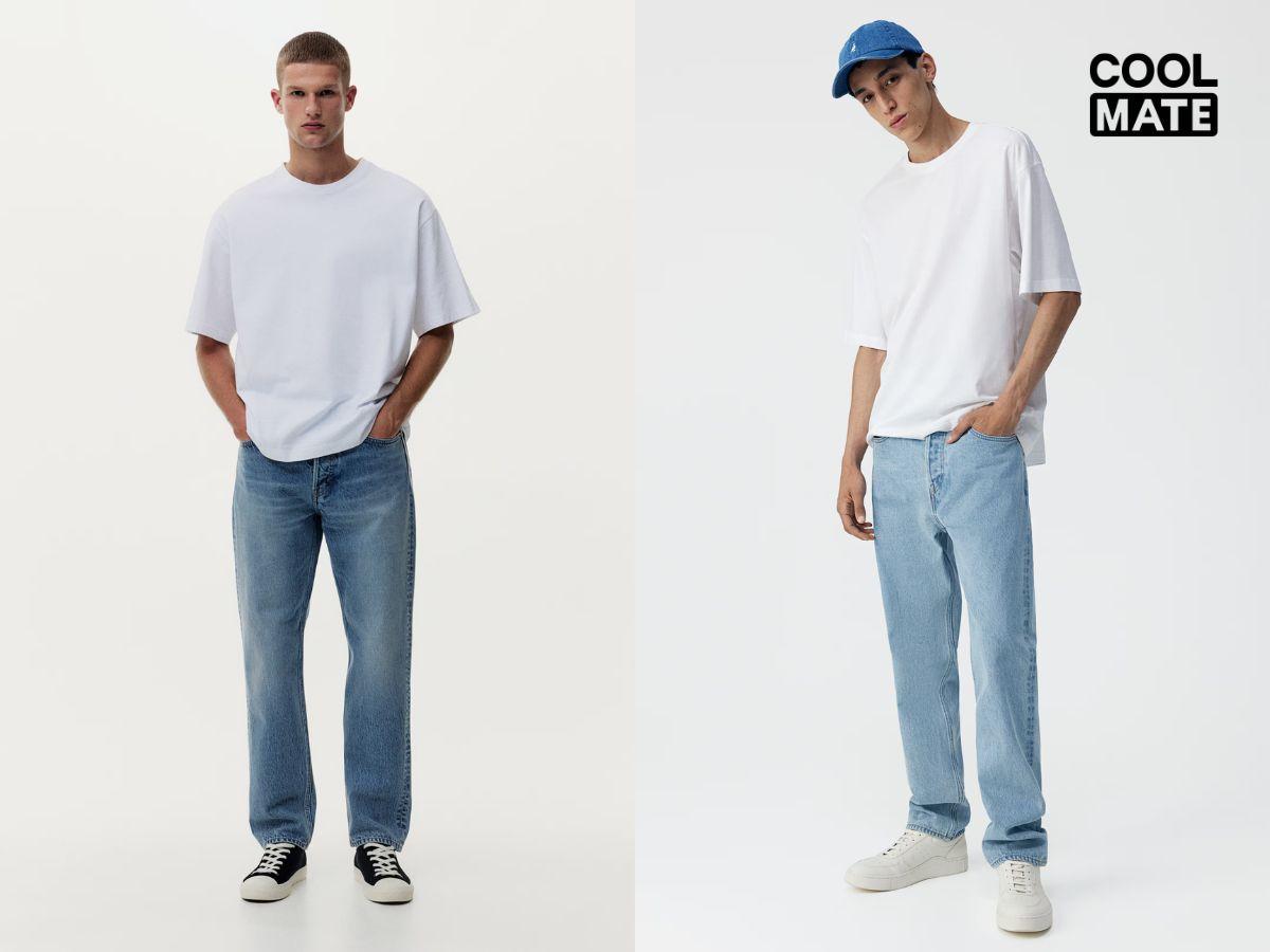 Mẫu quần jean baggy - gợi ý mẫu quần dành cho người gầy nam yêu thích sự thoải mái
