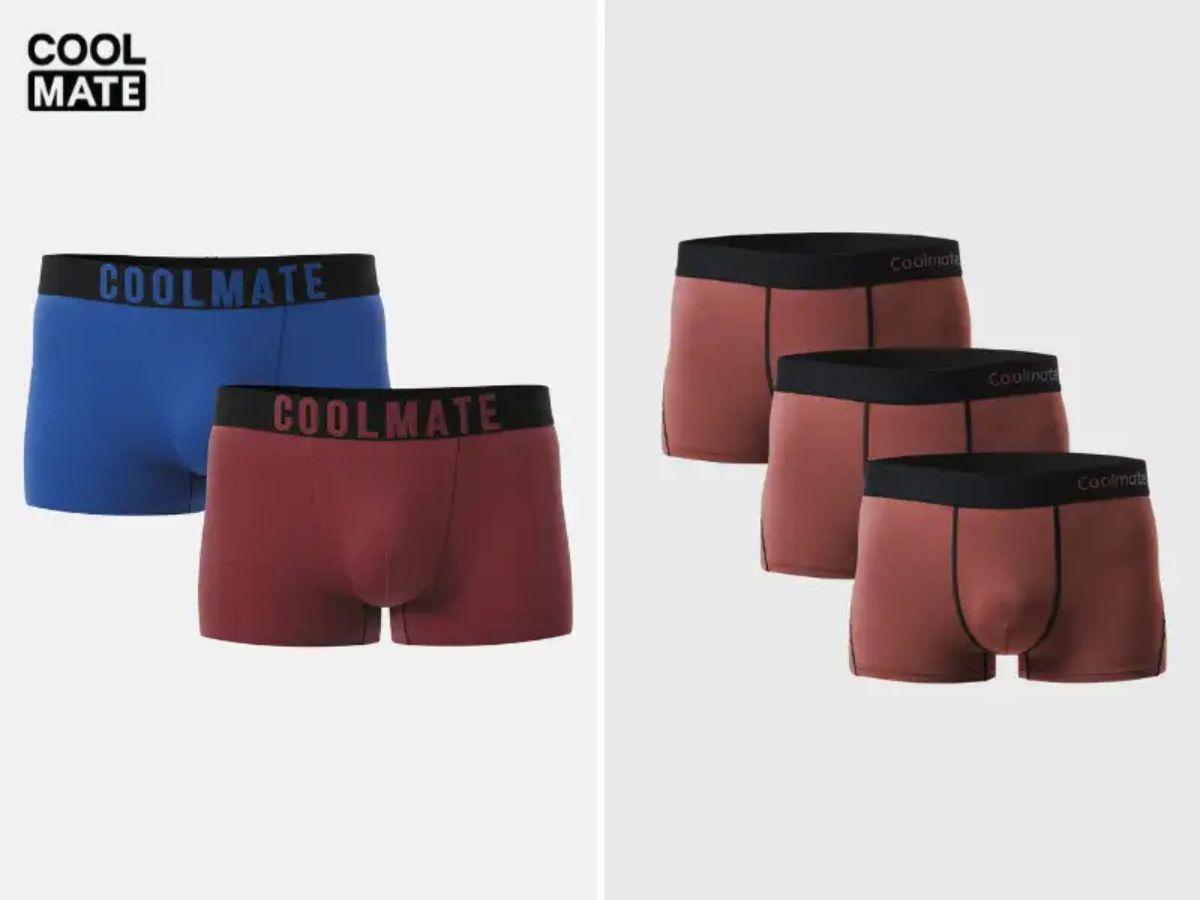 Quần lót nam Coolmate với đa dạng chất liệu