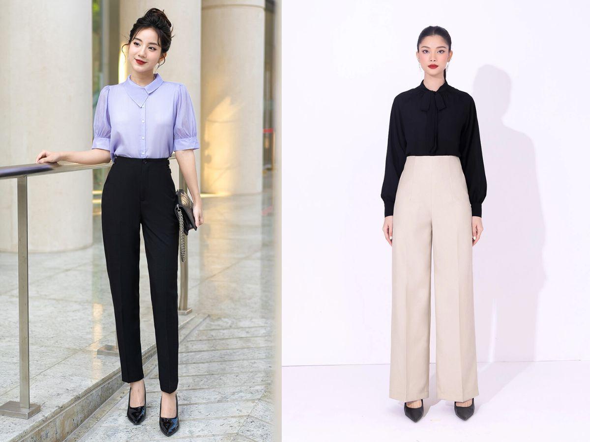 Dáng người cao có thể dễ dàng diện nhiều kiểu quần tây khác nhau