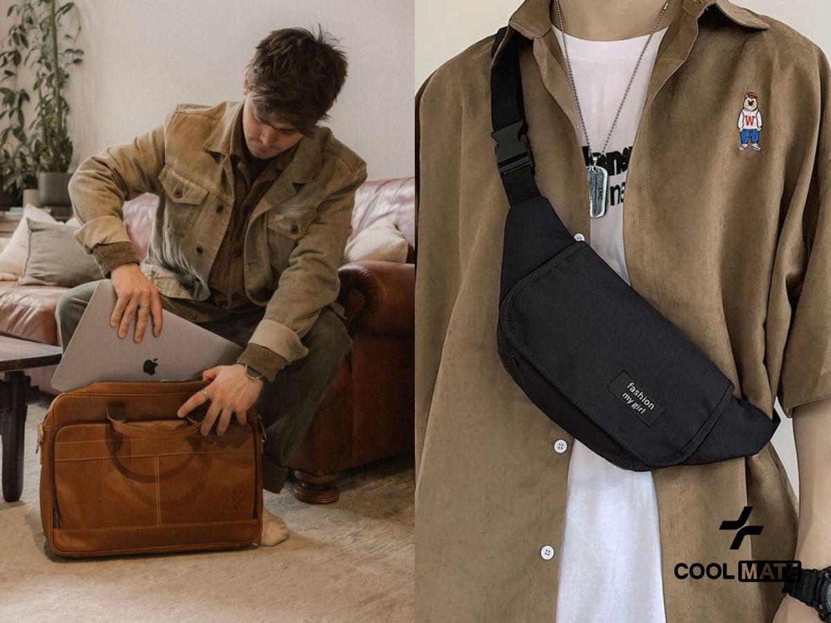 So sánh giữa messenger bag với túi đeo chéo nhỏ (sling bag)