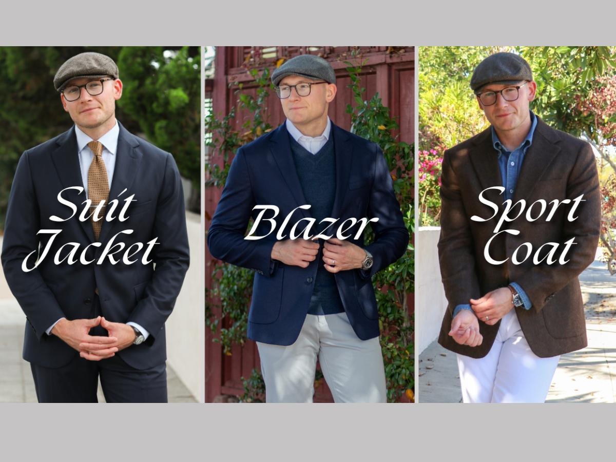 So sánh áo khoác Suit Jacket, Blazer và Sports Jacket