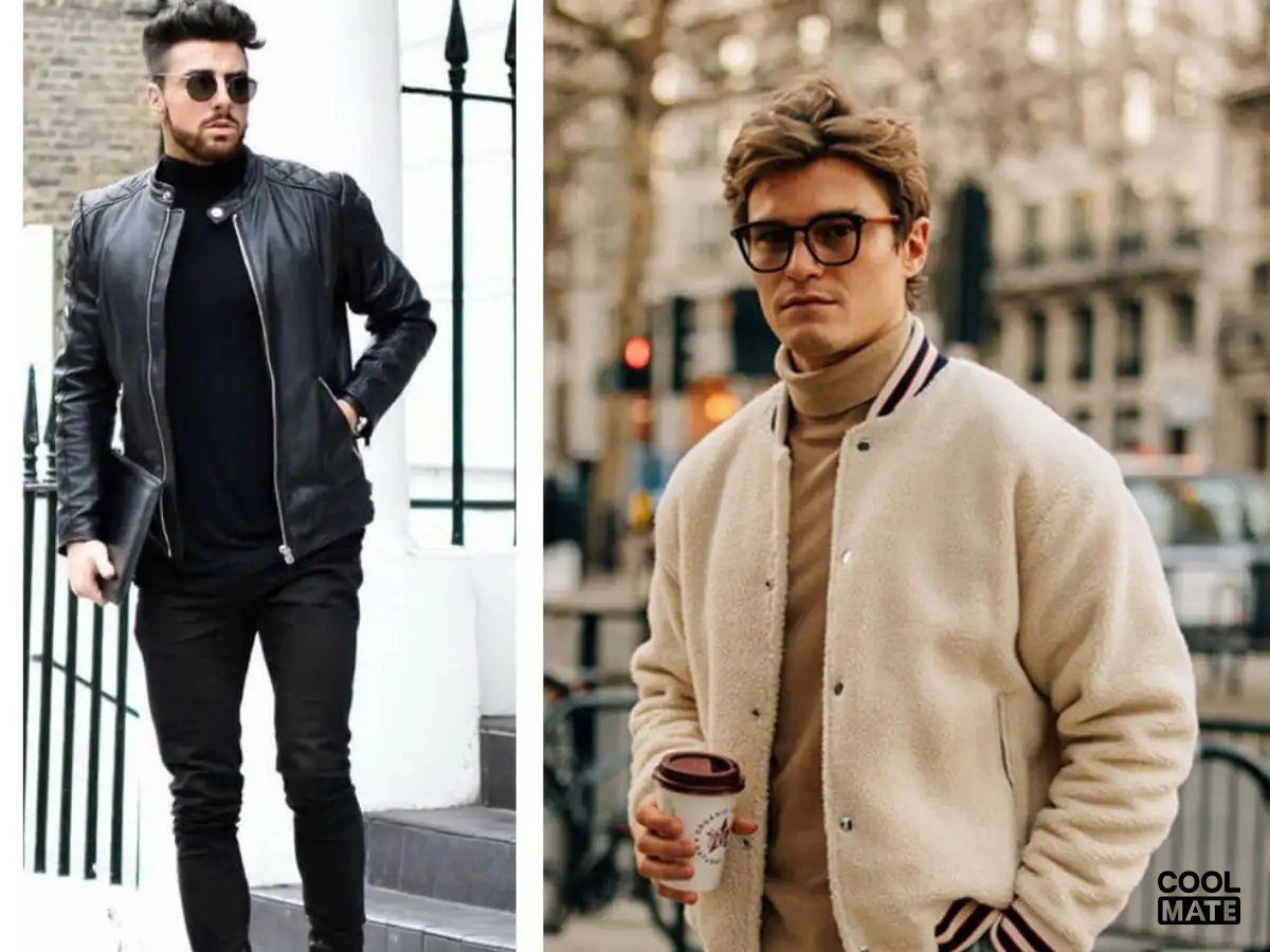 Có ngay một diện mạo chuẩn streetwear với áo thun dài và bomber