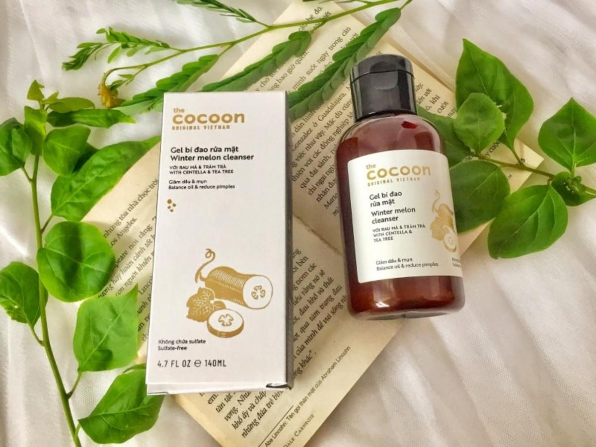 Gel rửa mặt Bí Đao Cocoon sở hữu bảng thành phần từ thiên nhiên