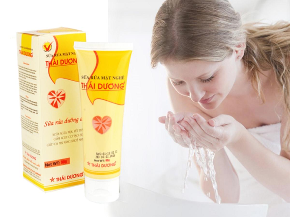 Sữa rửa mặt Nghệ Thái Dương xuất hiện ở nhiều hiệu thuốc