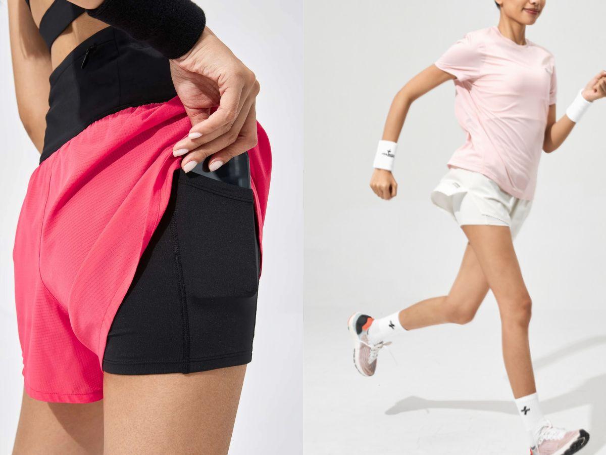 Quần short nữ Coolmate với thiết kế tiện lợi và tôn dáng