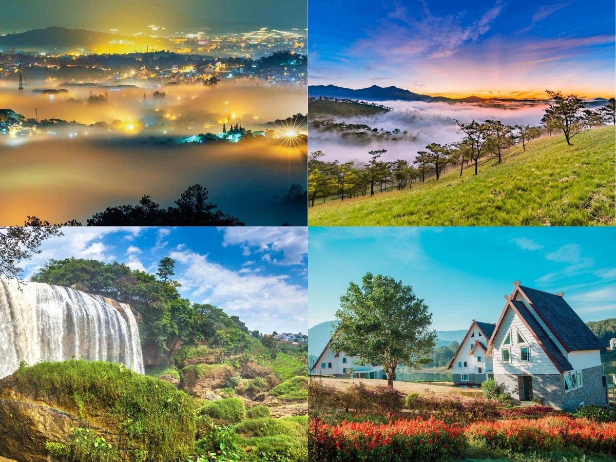 Thời tiết Đà Lạt thay đổi rõ rệt theo từng khung giờ trong ngày