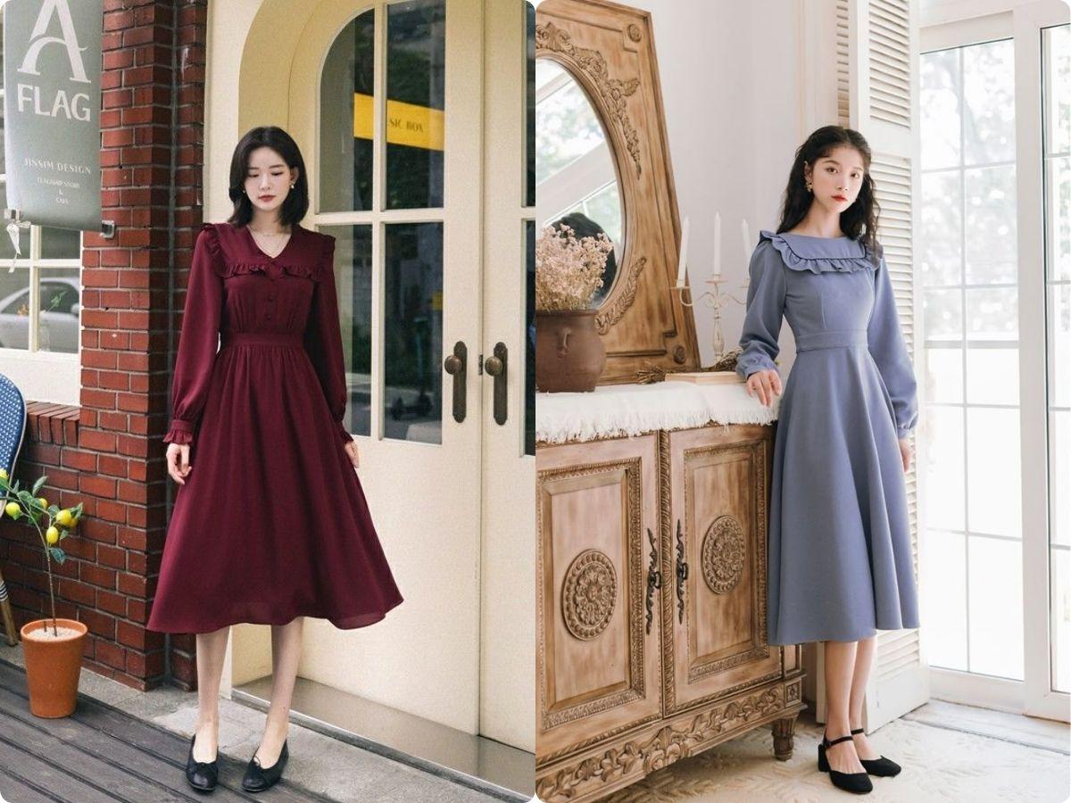 Váy cổ điển sang trọng là những chiếc váy mang kiểu dáng lấy cảm hứng từ các thập niên trước