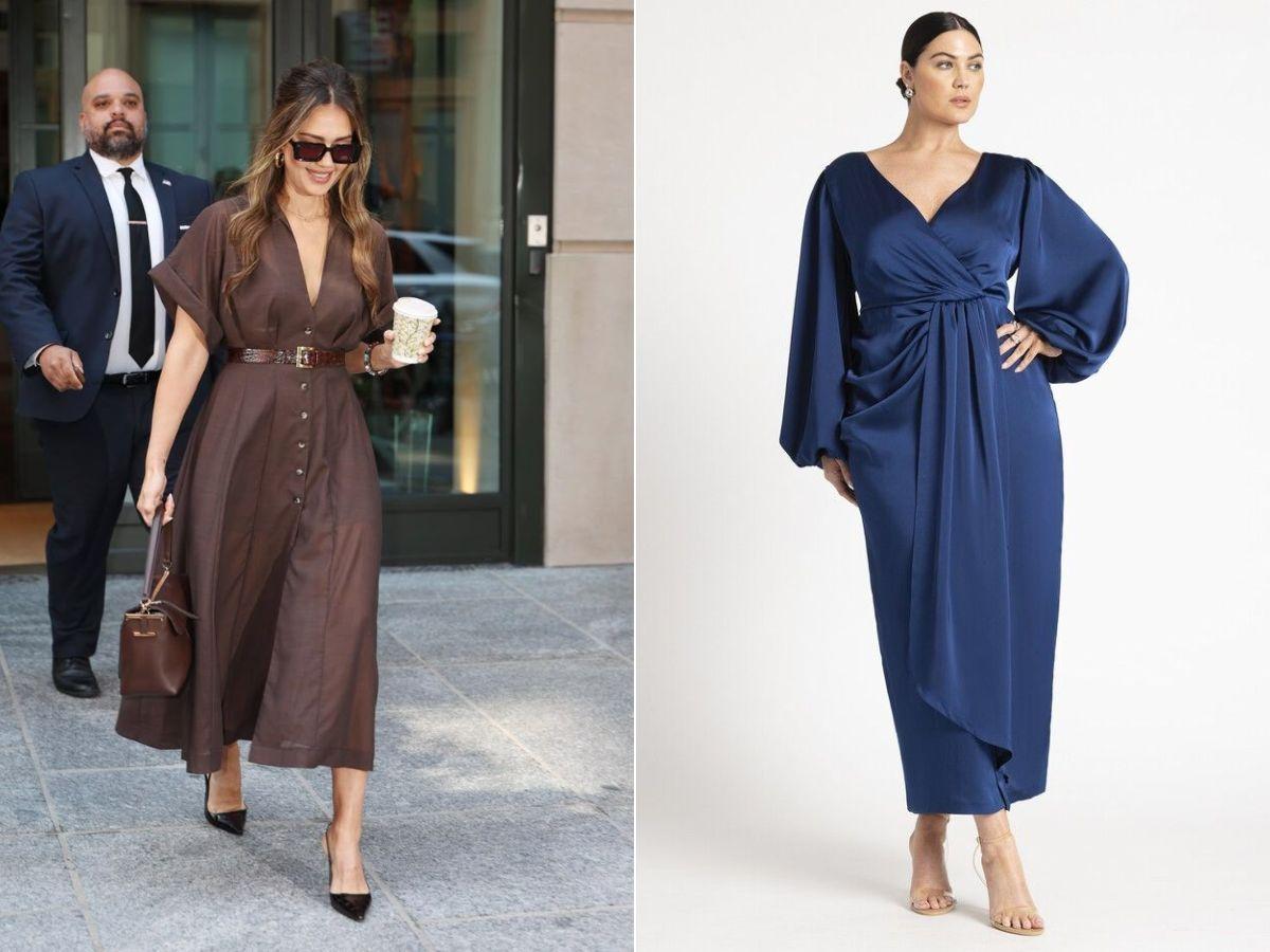 Váy wrap dress 