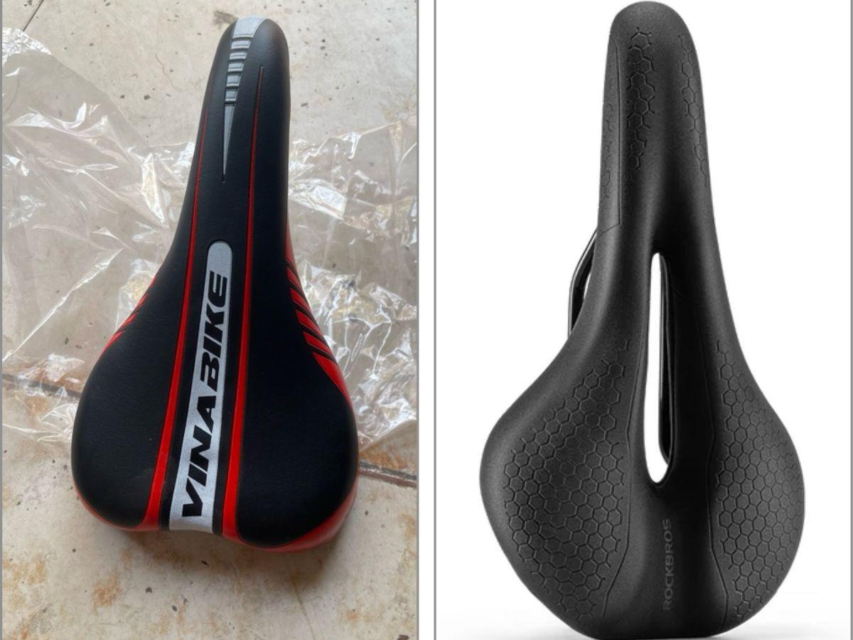 Mẫu mới và mẫu cũ của yên xe đạp