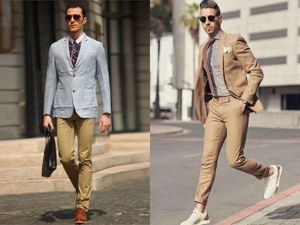 Quần Kaki màu be: lựa chọn phổ biến của dân văn phòng