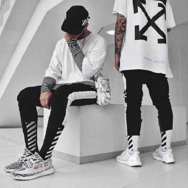 Outfit cá tính với quần thể thao