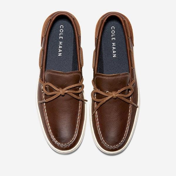 Giày lười Cole Haan Nantucket Deck Camp Moc Loafer có đế cao su nhẹ nhàng, độ bám tốt