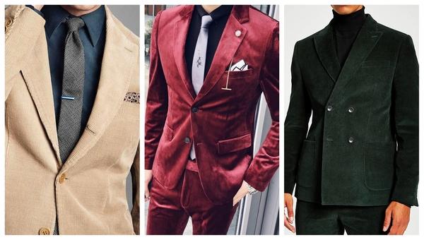 Suit nhung tăm nhiều màu sắc khác nhau