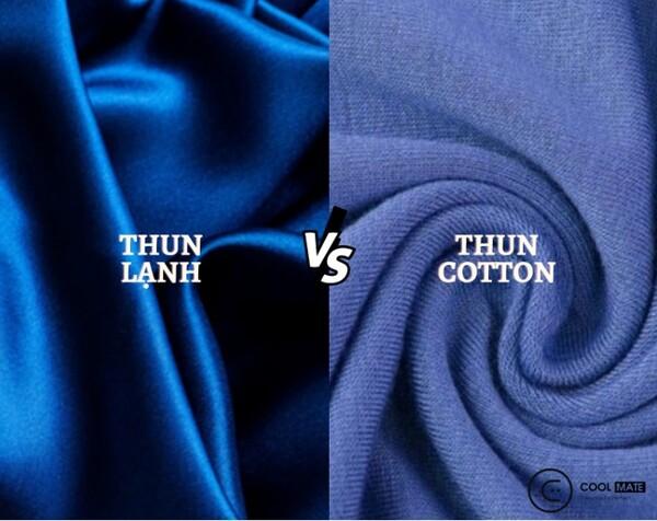 phân biệt thun lạnh và thun cotton