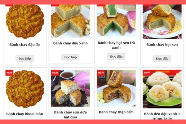 Các loại bánh trung thu Đồng Khánh 