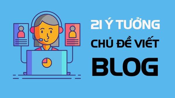 Hình ảnh minh họa: Các lĩnh vực blogger