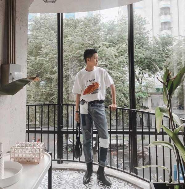 Cách phối đồ cho người gầy cao nam học sinh