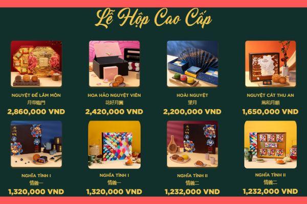 Set bánh trung thu cao cấp của bánh trung thu TPHCM Hỷ Lâm Môn 