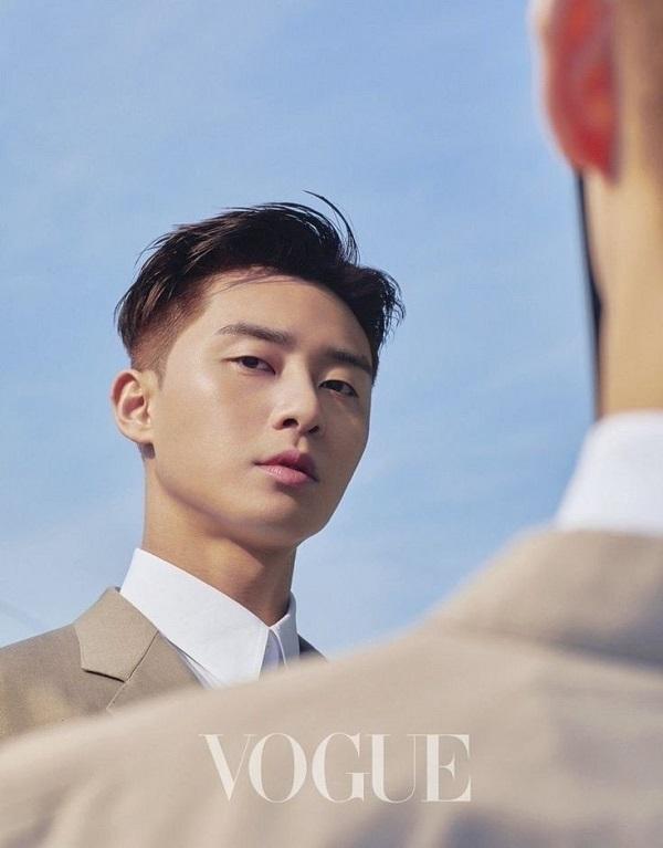 kiểu tóc two block ngắn của Park Seo Joon