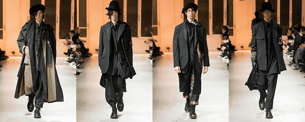 Sắc đen chiếm đa số trong những thiết kế của Yohji Yamamoto ẩn chứa nhiều điều bí ẩn