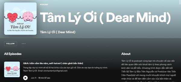Kênh podcast Tâm Lý Ơi