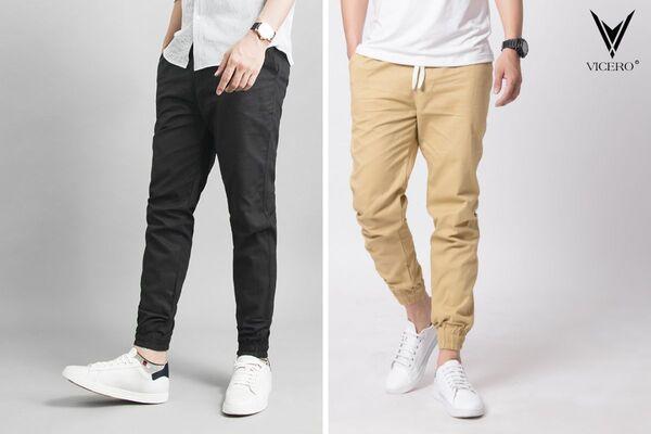 Quần jogger nam kaki VICERO