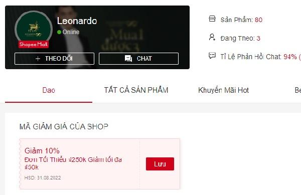 Leonardo - nơi cung cấp nhiều sản phẩm cho giới trẻ