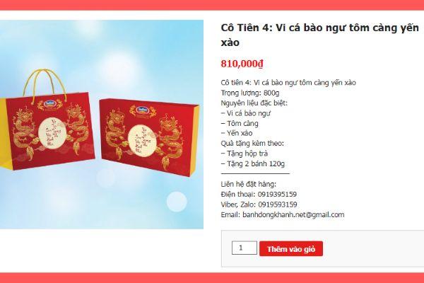 Set bánh trung thu Đồng Khánh 2022