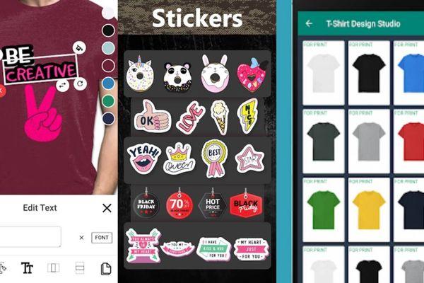 Ứng dụng thiết kế logo T Shirt Design – Custom T Shirts chuyên nghiệp