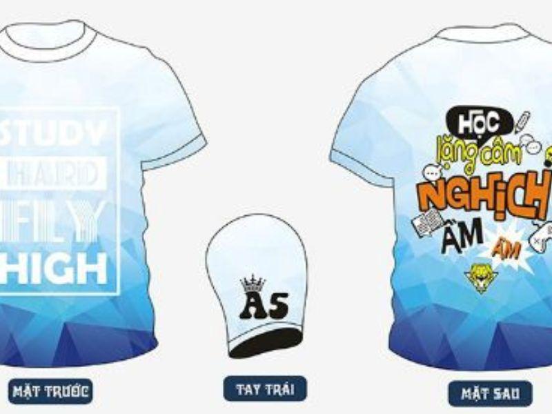 Áo lớp Galaxy có slogan ấn tượng