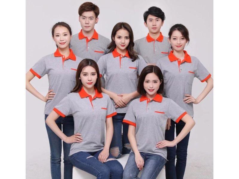 Mẫu áo polo đồng phục công nhân