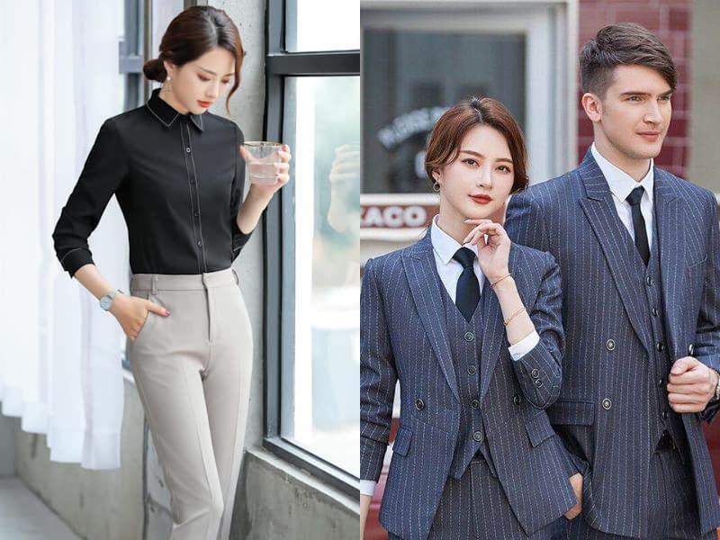 áo sơ mi đồng phục công ty ở hải phòng