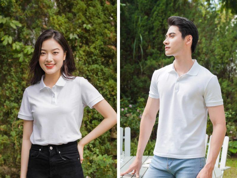 áo đồng phục trắng