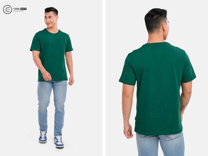 Áo thun nam Cotton Coolmate Basics 200gsm