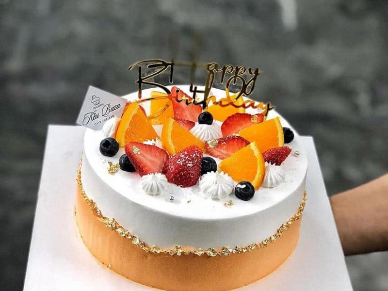 Bánh kem hương vị trái cây sẽ được các bé yêu thích