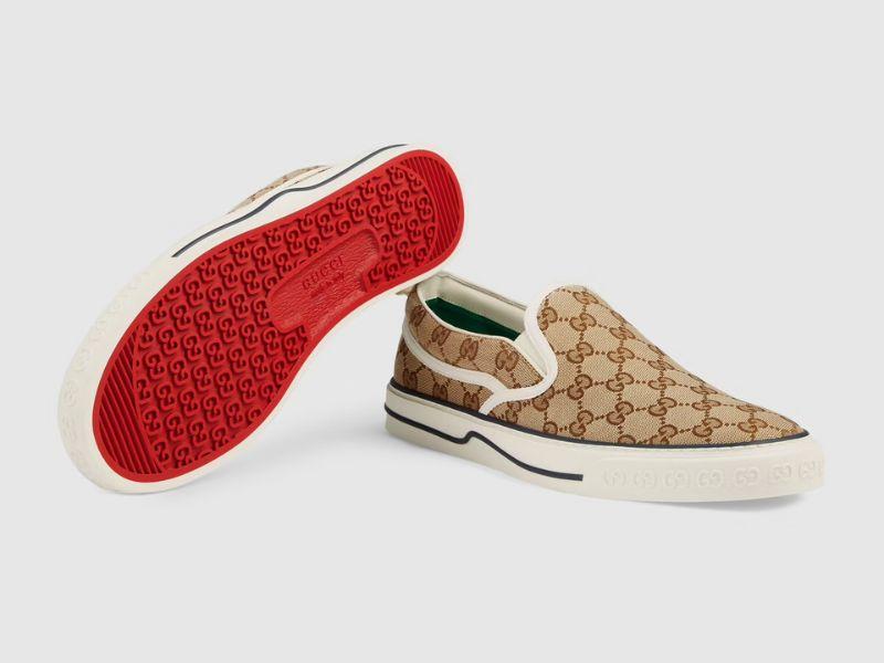  Giày lười vải nam Gucci 