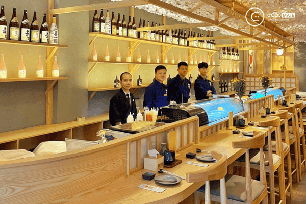 Nhà hàng Nhật Hà Nội Hadu Sushi vừa mang nét truyền thống và hiện đại