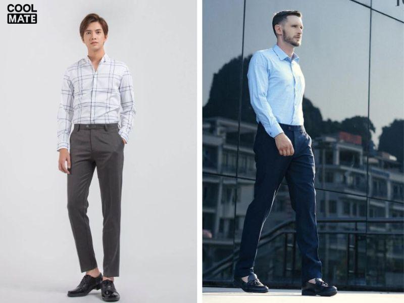 Áo sơ mi họa tiết chìm tinh tế, lịch lãm cho đám cưới