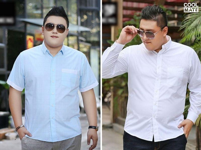 Kiểu áo sơ mi cho người đầy đặn