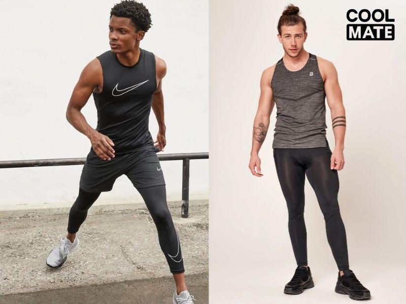 Quần legging thể thao phối áo ba lỗ