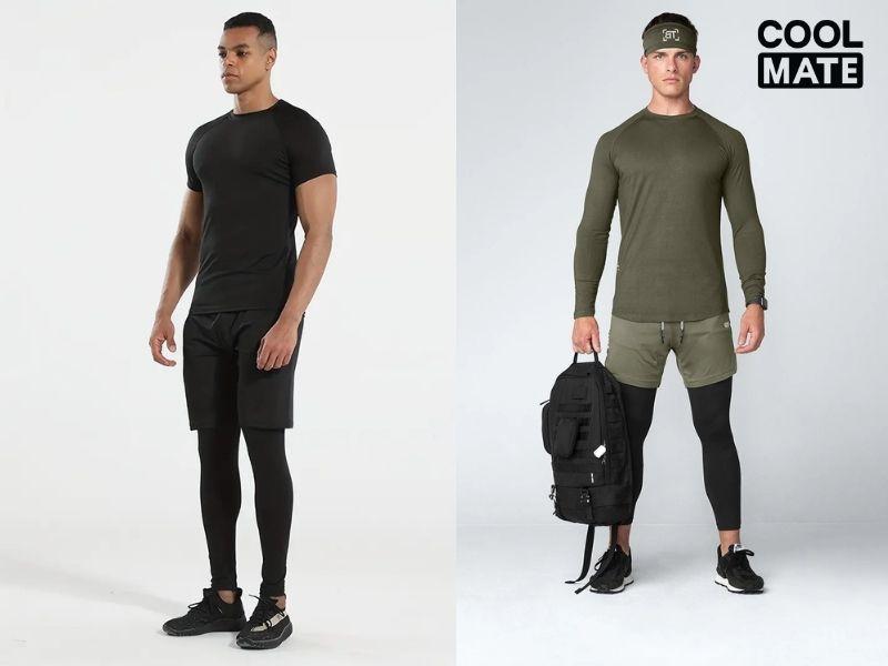 Các cách phối quần legging và áo slimfit