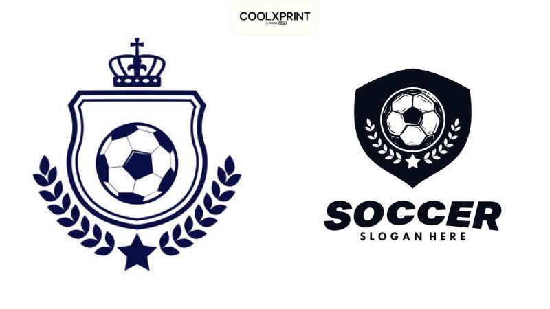 Logo áo bóng đá có trái bóng