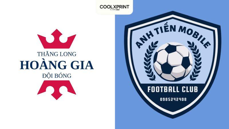 Logo áo bóng đá kết hợp tên cơ quan