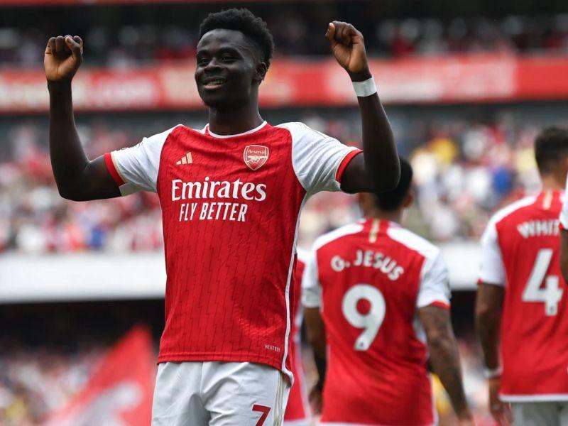 Đồng phục đá banh Arsenal đỏ trắng