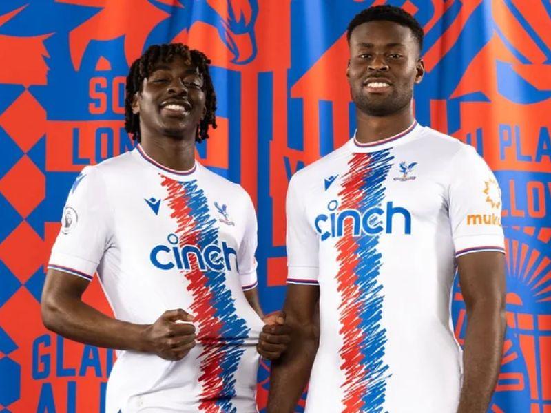 Mẫu quần áo đá banh Crystal Palcace màu trắng