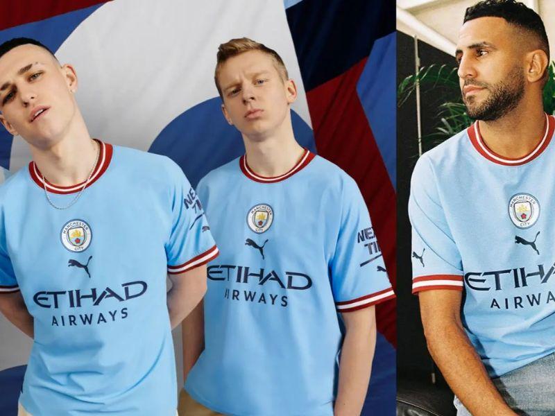 Mẫu quần áo đá banh Man City xanh dương