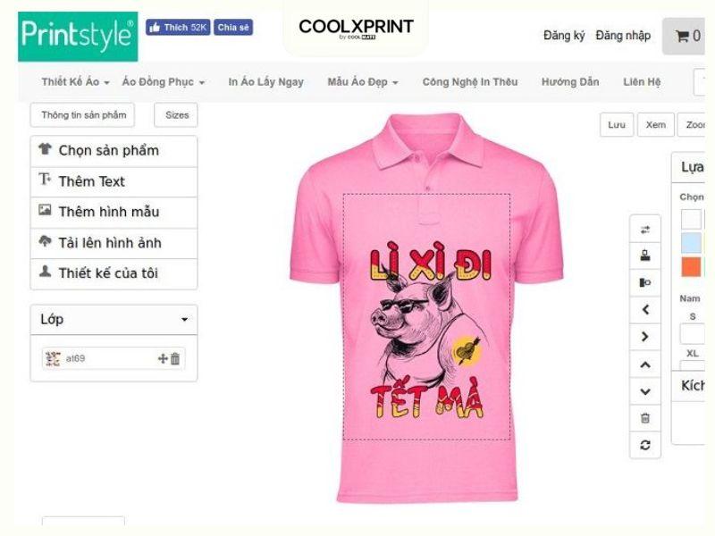 App thiết kế áo đá bóng Printstyle