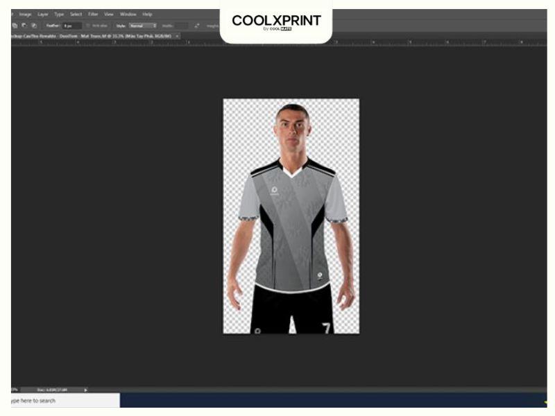 App thiết kế áo đá bóng Photoshop