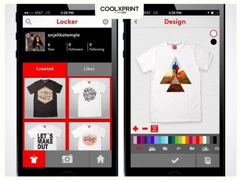 App thiết kế áo đá bóng Snaptee
